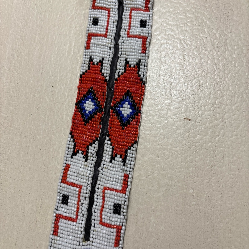 Handcrafted Belt  with Geometric Design